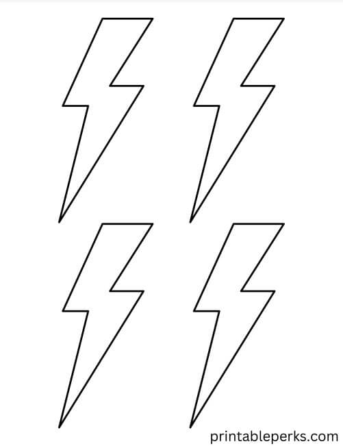 5″ Lightning Bolts