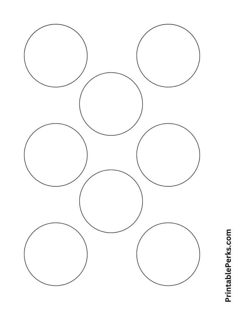 2.5-inch circles Printable Template