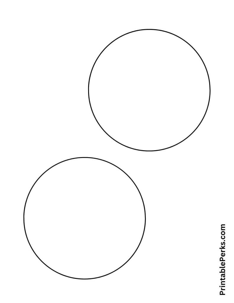 5.5-inch circles Printable Template