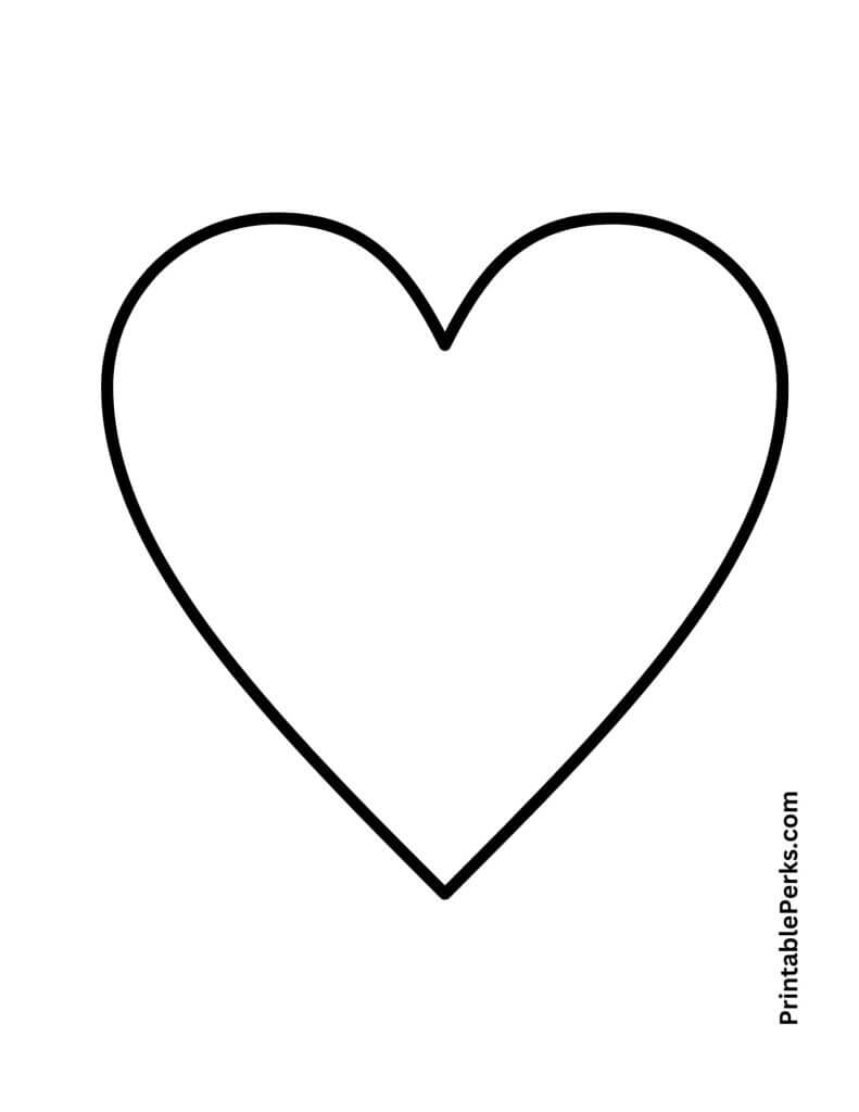 Large Printable 7.5_ Heart