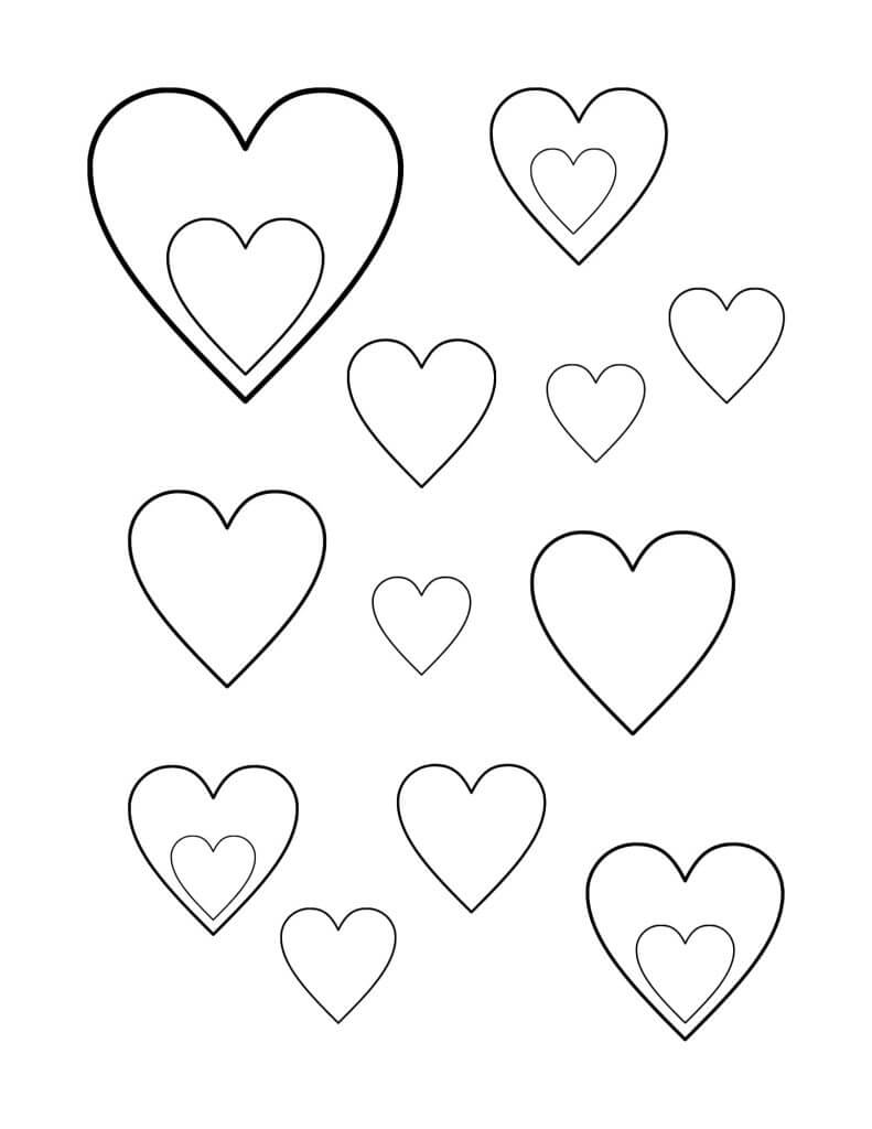 Printable Heart Coloring Page