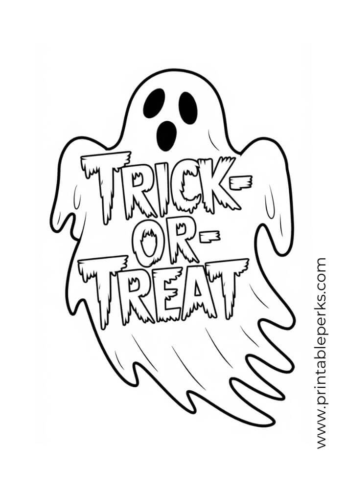 Trick-or-Treating Halloween Ghost