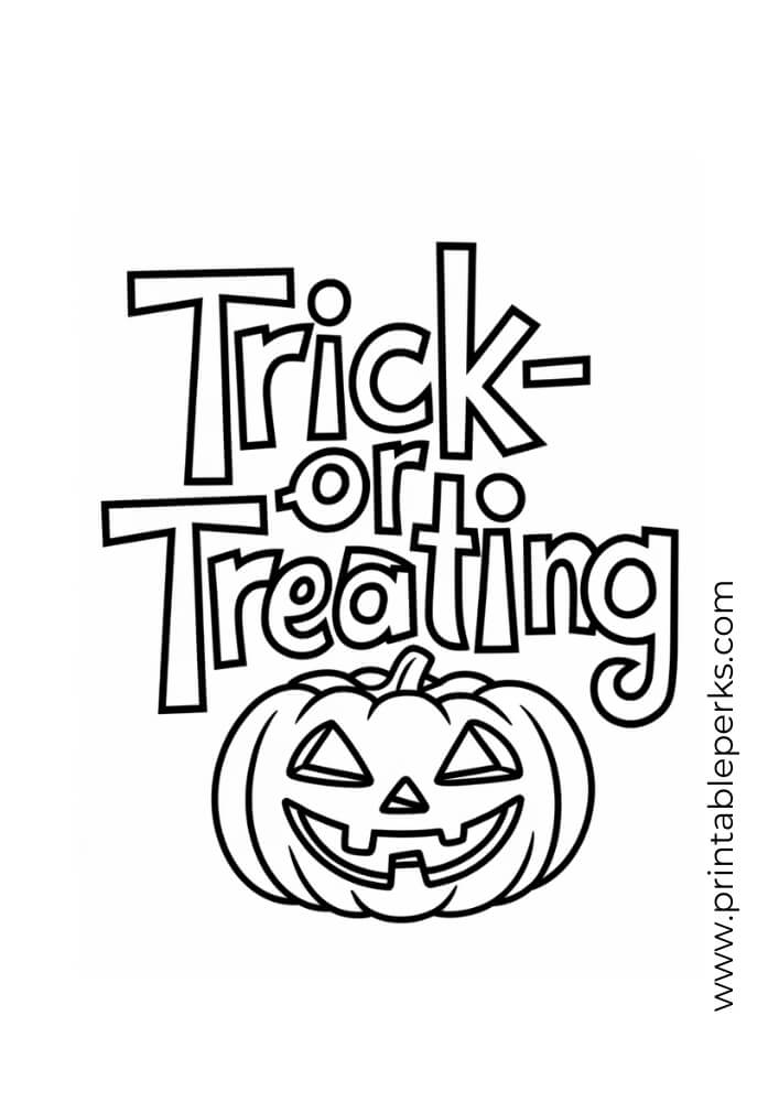 Trick-or-Treating Halloween Pumpkin