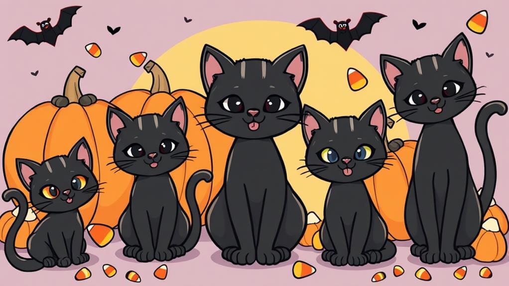 halloween black cat coloring pages