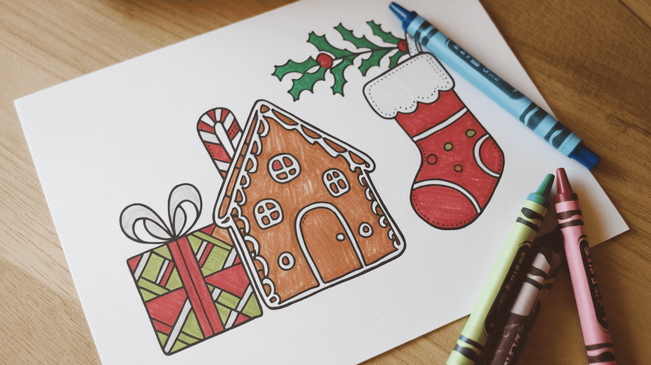 Christmas Decoration Coloring Pages (1)